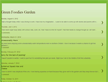 Tablet Screenshot of greenfoodiesgarden.blogspot.com