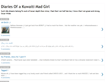 Tablet Screenshot of diaries-of-a-kuwaiti-mad-girl.blogspot.com