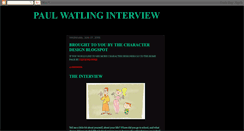 Desktop Screenshot of paul-watling-interview.blogspot.com