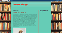 Desktop Screenshot of leeshonvintage.blogspot.com