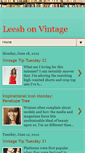 Mobile Screenshot of leeshonvintage.blogspot.com