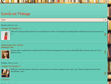 Tablet Screenshot of leeshonvintage.blogspot.com