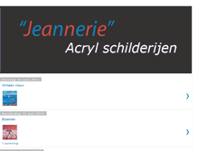 Tablet Screenshot of jeannerieacryl.blogspot.com