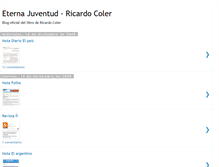 Tablet Screenshot of libroeternajuventud.blogspot.com