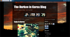 Desktop Screenshot of durkeeinkorea.blogspot.com