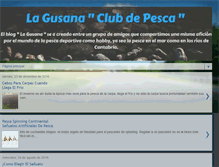 Tablet Screenshot of lagusanaclubdepesca.blogspot.com