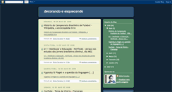 Desktop Screenshot of decorandoeesquecendo.blogspot.com