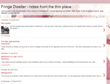 Tablet Screenshot of fringedwellers.blogspot.com