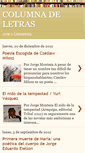 Mobile Screenshot of columnadeletras.blogspot.com