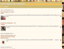 Tablet Screenshot of columnadeletras.blogspot.com