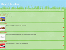 Tablet Screenshot of mymlsretailing.blogspot.com
