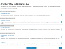 Tablet Screenshot of anotherdayinredlandsca.blogspot.com