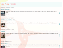Tablet Screenshot of oneacrefollies.blogspot.com