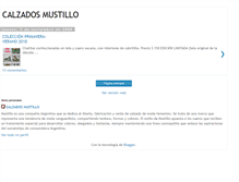 Tablet Screenshot of calzadosmustillo.blogspot.com
