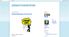 Desktop Screenshot of pasancosasraras.blogspot.com