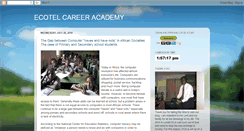 Desktop Screenshot of ecotelacademy.blogspot.com