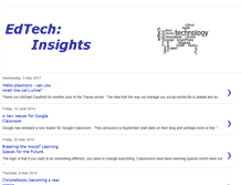 Tablet Screenshot of edtech-insights.blogspot.com