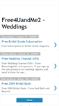 Mobile Screenshot of freeforyouandmetooweddings.blogspot.com