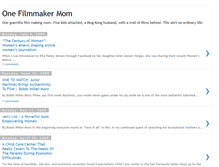 Tablet Screenshot of onefilmmakermom.blogspot.com