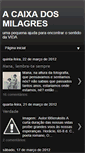 Mobile Screenshot of analuz-acaixadosmilagres.blogspot.com