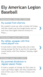 Mobile Screenshot of elylegionbaseball.blogspot.com