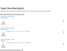 Tablet Screenshot of gratissuperdownload.blogspot.com