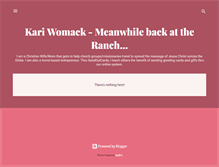 Tablet Screenshot of kariwomack.blogspot.com