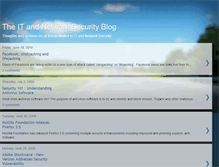 Tablet Screenshot of itnetworksecurity.blogspot.com