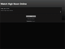 Tablet Screenshot of high-noon-full-movie.blogspot.com