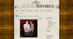 Desktop Screenshot of potenciasertaneja.blogspot.com