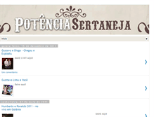 Tablet Screenshot of potenciasertaneja.blogspot.com