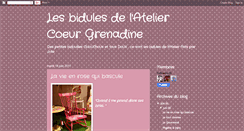 Desktop Screenshot of lesbidulesdelateliercoeurgrenadine.blogspot.com