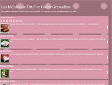 Tablet Screenshot of lesbidulesdelateliercoeurgrenadine.blogspot.com