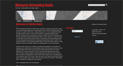 Desktop Screenshot of mystreamingradio.blogspot.com