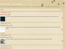 Tablet Screenshot of naturingnurturing.blogspot.com