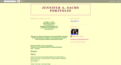 Desktop Screenshot of jenniferasachsportfolio.blogspot.com