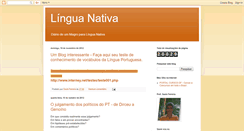 Desktop Screenshot of linguanativa.blogspot.com