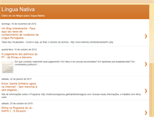 Tablet Screenshot of linguanativa.blogspot.com