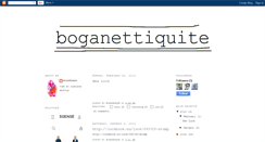 Desktop Screenshot of boganesque.blogspot.com