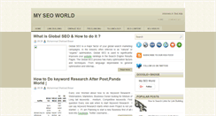 Desktop Screenshot of mseoworld.blogspot.com