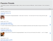 Tablet Screenshot of passionparade.blogspot.com