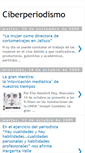 Mobile Screenshot of ciberrperiodismo.blogspot.com