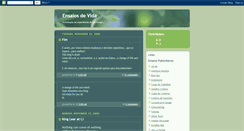 Desktop Screenshot of ensaiosdevida.blogspot.com