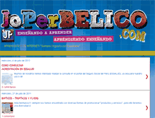 Tablet Screenshot of joperbelico.blogspot.com