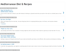 Tablet Screenshot of mediterranean-diet-recipes.blogspot.com