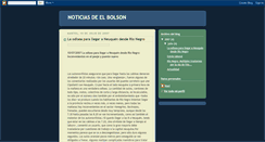 Desktop Screenshot of noticiasdeelbolson.blogspot.com