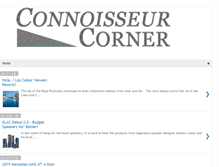 Tablet Screenshot of connoisseurcorner.blogspot.com