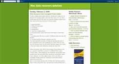 Desktop Screenshot of mac-datarecovery.blogspot.com