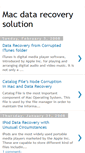 Mobile Screenshot of mac-datarecovery.blogspot.com