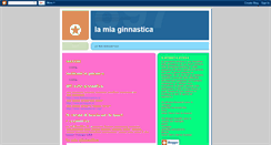 Desktop Screenshot of lamiaginnastica.blogspot.com